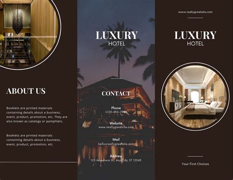 hotel brochure examples|Top 10 Elegant Hotel Brochure Templates (Spa, Resort, and More) .